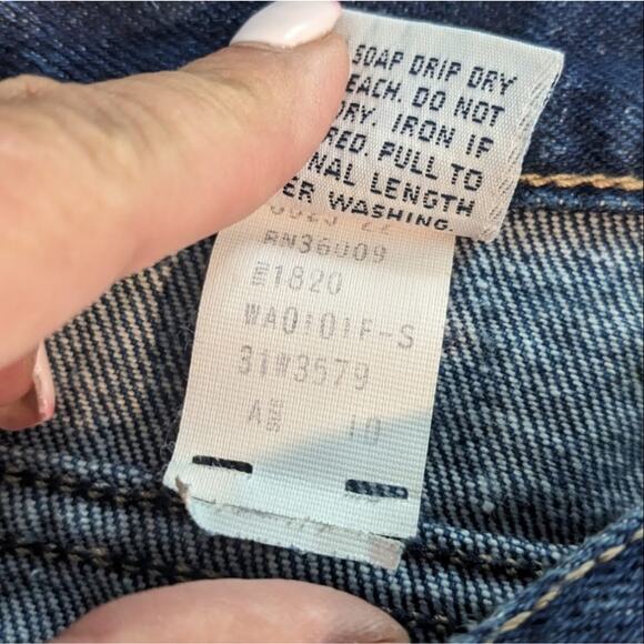 CLEARANCE Calvin Klein Vintage High Rise Dark Wash Ladies Jeans 10 - Picture 6 of 12